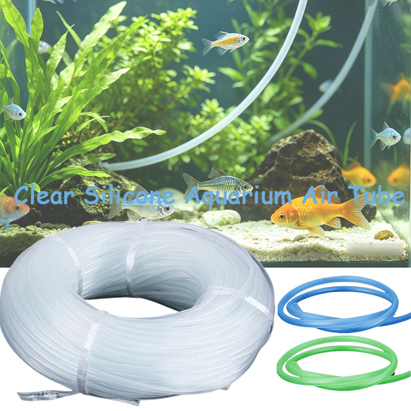 Aquarium Fish Youtube - Transparante PVC aquariumslang 4*6mm visbak zuurstofpomp