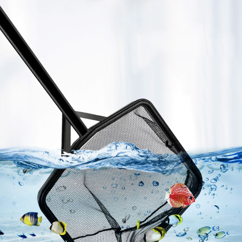 Aquarium Fishland - Zwart Aquarium Accessoires Lange Handvat Vierkante