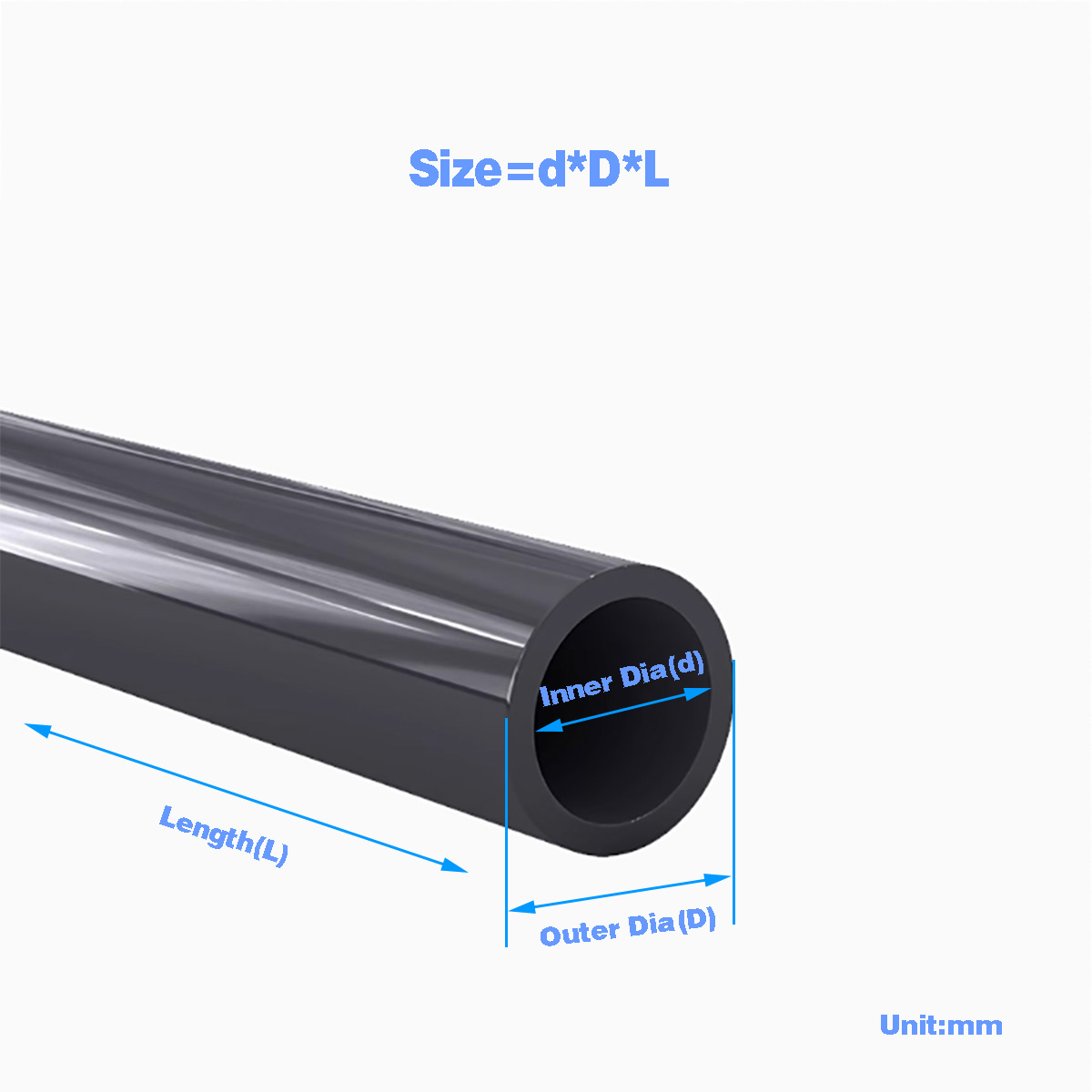Aquarium Fish To Buy - Zwart PVC Plastic Pijp Holle Buis/Aquarium