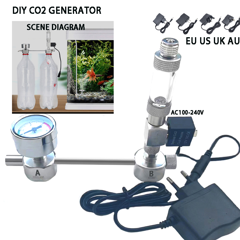 Co2 Diffuser Planted - Aquarium DIY CO2 Generator Systeemkit CO2