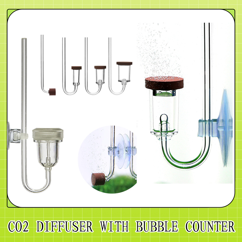 Co2 Diffuser Planted - MINI CO2 Diffuser Met Bubble Counter