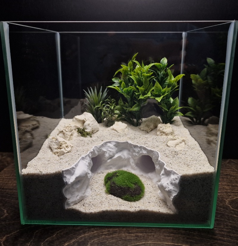 Aquarium Fishland - 2-in-1 Water & Land Schuilplaats Tunnel