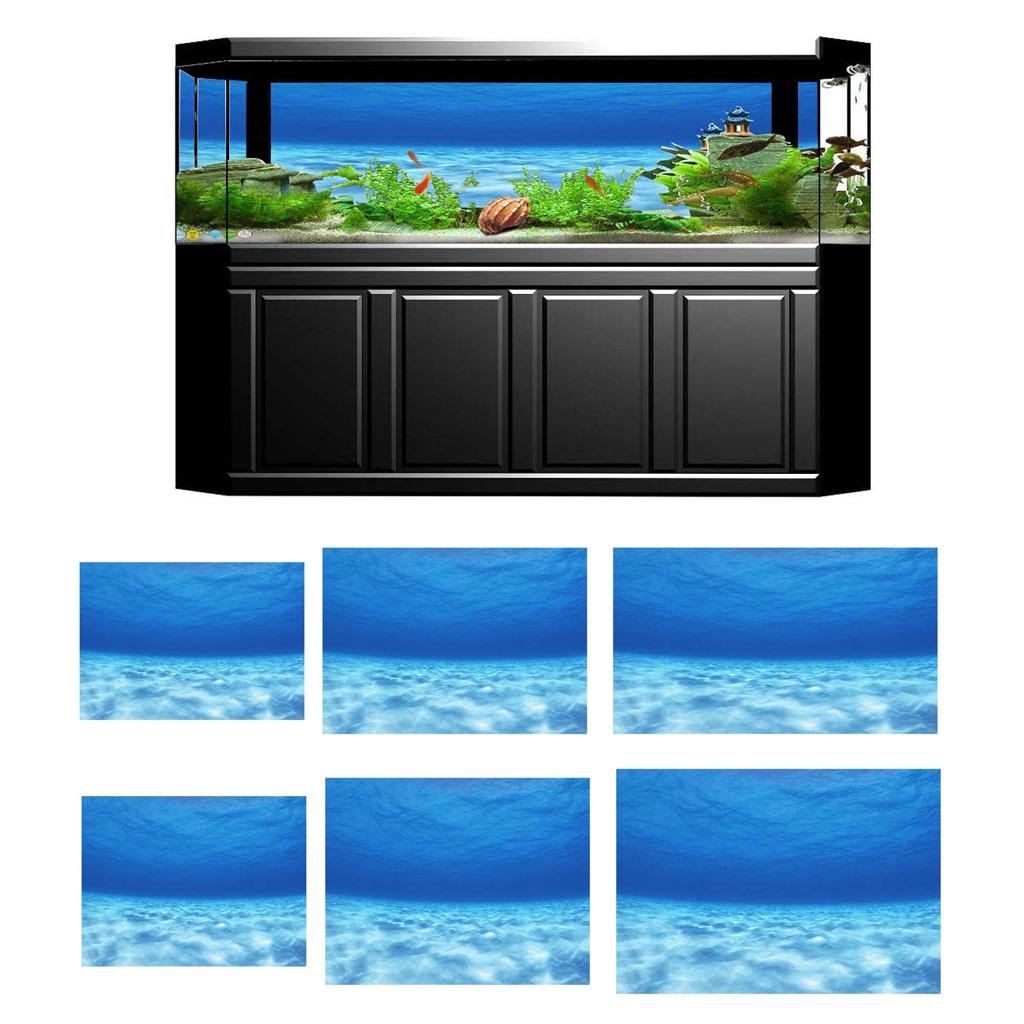 Fish In Aquarium Picture - Achtergrondsticker voor aquarium, 3D afbeelding, aquarium