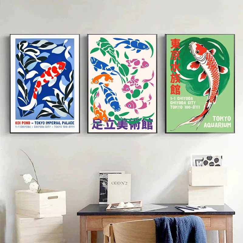 Retro Abstract Cartoon Japanse - Fish In Aquarium Picture recensie en prijs
