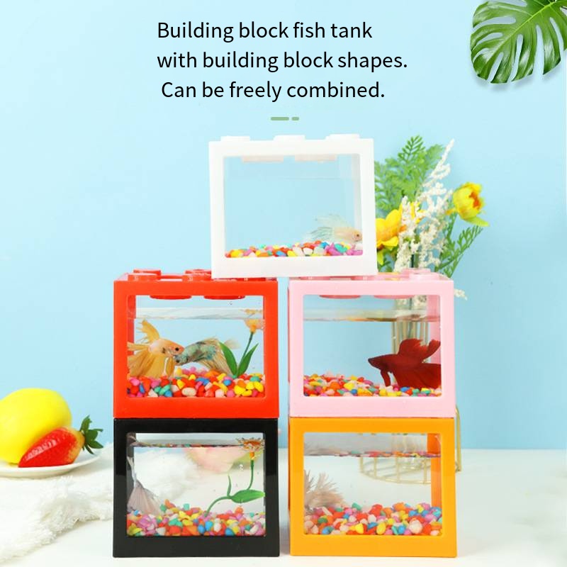 Nieuw blokvormig mini-aquarium - Aquarium Fish Jar recensie en prijs