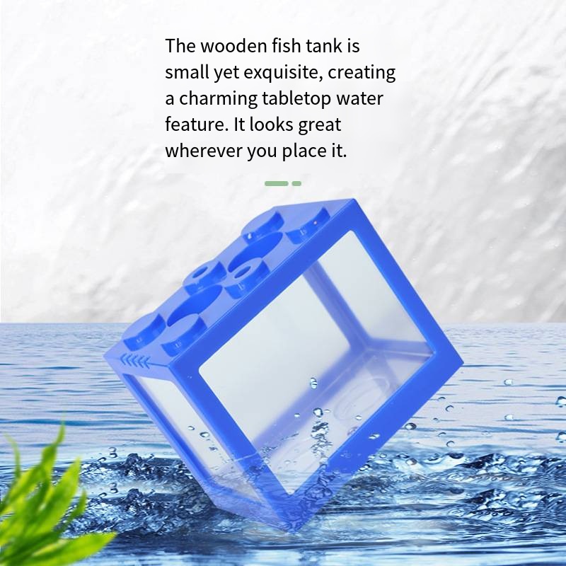Nieuw blokvormig mini-aquarium - Aquarium Fish Jar recensie en prijs
