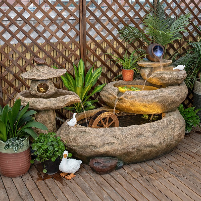 Buitenbalkon vijver binnenplaa - Aquarium Fish In Pond recensie en prijs