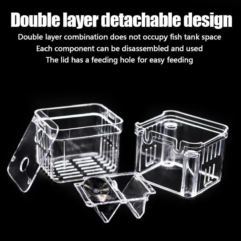 1PC Aquarium Visfokkerbox Duur - Aquarium Fish Jar recensie en prijs
