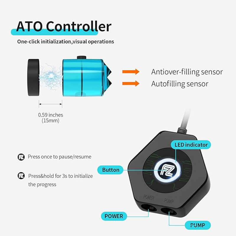 Fzone ATO580 Auto Top Off Bijv - Aquarium Auto Top Off recensie en prijs