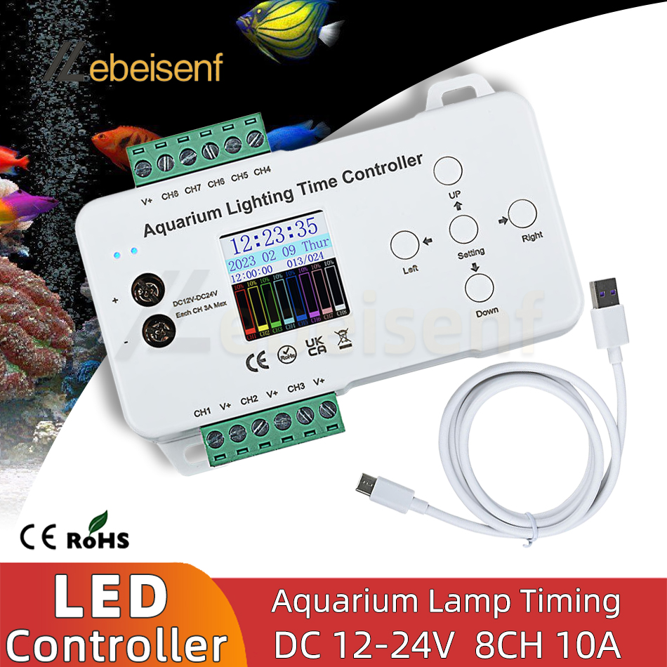 DC 12V 24V 8-Kanaals Programme - Aquarium Fish Common recensie en prijs