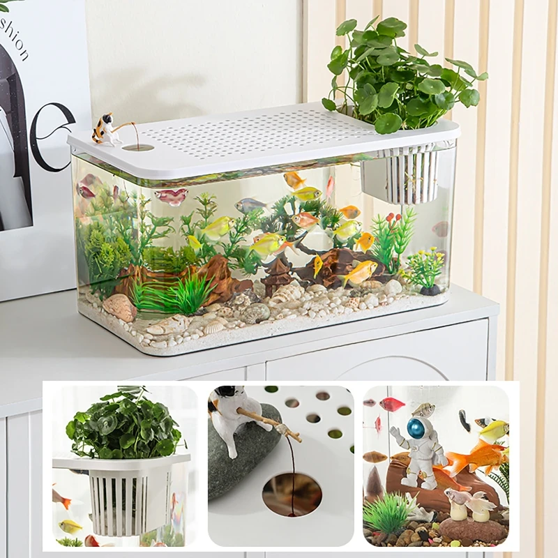PET+ABS Aquarium Nieuw Transpa - Aquarium Fish Jar recensie en prijs